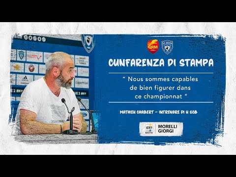 J2 | Quevilly-Bastia : Conf. d'avant-match de M. Chabert