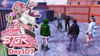 Day107【ストグラSeason2】喉ガラガラで警察の捜査現場に突撃した日【ミルキー・ピンク】