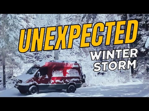 Van Life: Surviving a Winter Storm in our DIY Van | S3 E6