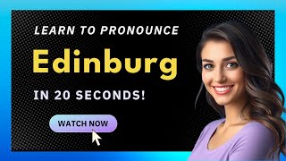 How to pronounce Edinburg