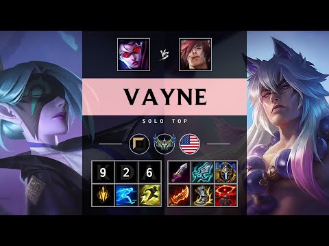 Vayne Top vs Sett - NA Challenger Patch 25.18
