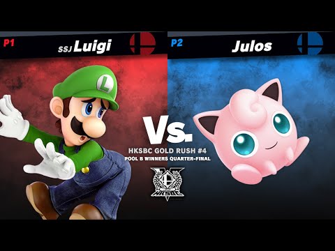 SSJ Luigi (Luigi) vs Julos (Jigglypuff) - Pool B WQF | HKSBC Gold Rush #4