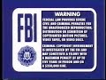 Blue FBI Warnings 1997 2000
