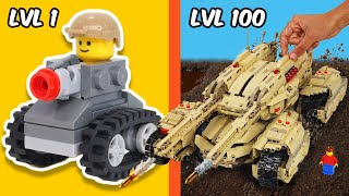 Download lagu LEVEL 1 vs 100 LEGO BUILDER... mp3