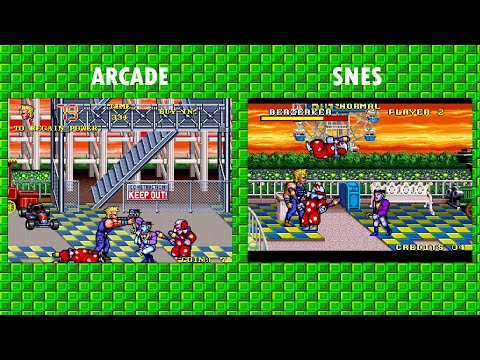 Arcade Vs SNES - The Combatribes
