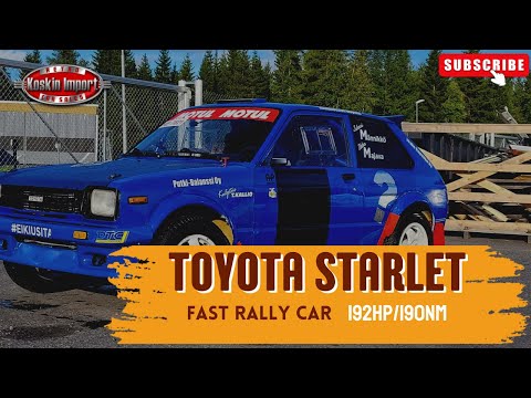 Toyota Starlet 1.6 Rally Car