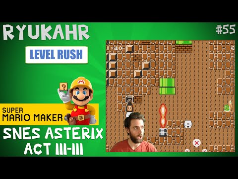 SNES Asterix Act III-III Pyramid | Super Mario Maker | Level Reaction Ep. 55