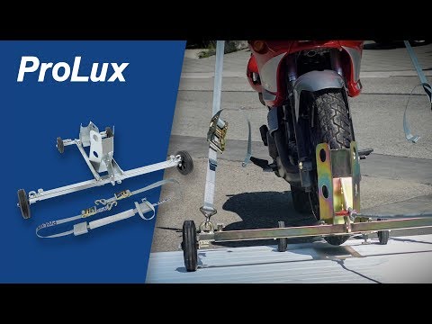 ProLux Motorradständer rollbar - Bequemes Verladen und Verzurren