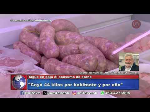 Sigue en baja el consumo de carne vacuna