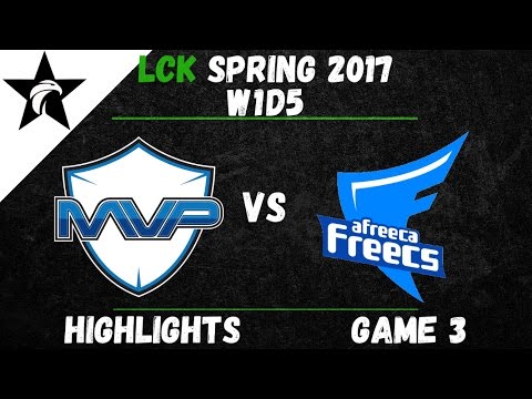 MVP vs AFS Highlights Game 3 LCK Spring W1D5 2017 MVP vs Afreeca Freecs