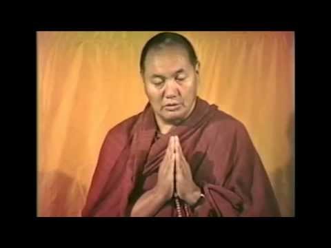 Lama Yeshe chanting Shakyamuni Buddha's mantra