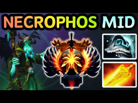 🔥 NEW PATCH 7.40b !!! NECROPHOS MID SLOW DEATH FOR EVERYONE | DOTA 2 GAMEPLAY 🔥