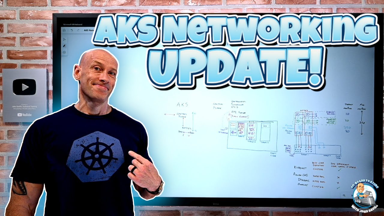 AKS Networking Update - Control plane, nodes and pod networking options!
