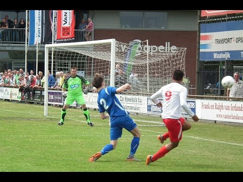 Nacompetitie: SV Capelle 1 - Heukelum 1, Carlo van Santen op de keeper