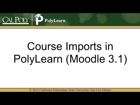 Courses Importing Courses Moodle 3 1