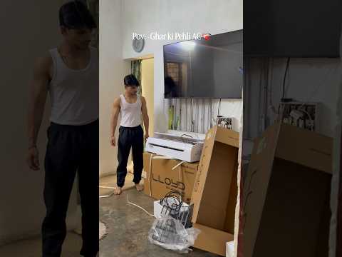 Finally Ghar ki Pehli AC aagyi 🙏🏻🙇🏻❤️‍🩹