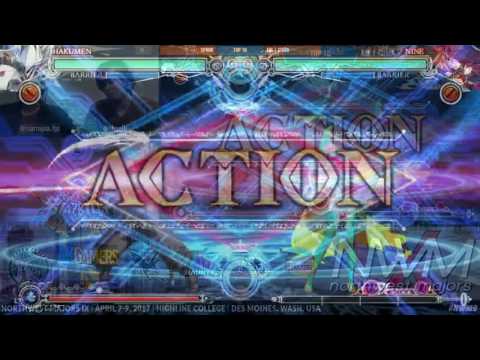 NWM9: BlazBlue Central Fiction- Spark (Hakumen) VS AM | Coma (Nine)