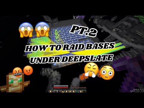 (PT.2) BEST METHODS FOR RAIDING BASES UNDER DEEPSLATE!!!