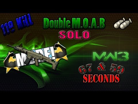 EPIC: SOLO 118 kill specialist double MOAB  w/ 67 & 59 second MOAB's