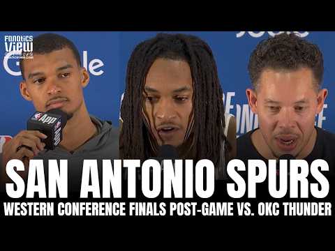Victor Wembanyama & San Antonio Spurs Explain "Animosity" Towards OKC, Falling Down 2-1 in WCF