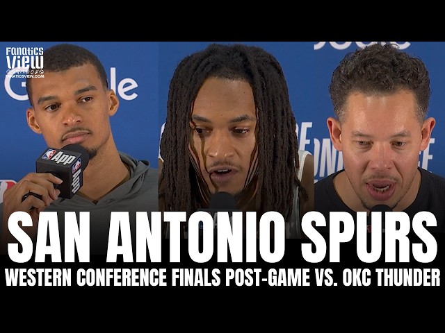 Victor Wembanyama & San Antonio Spurs Explain "Animosity" Towards OKC, Falling Down 2-1 in WCF