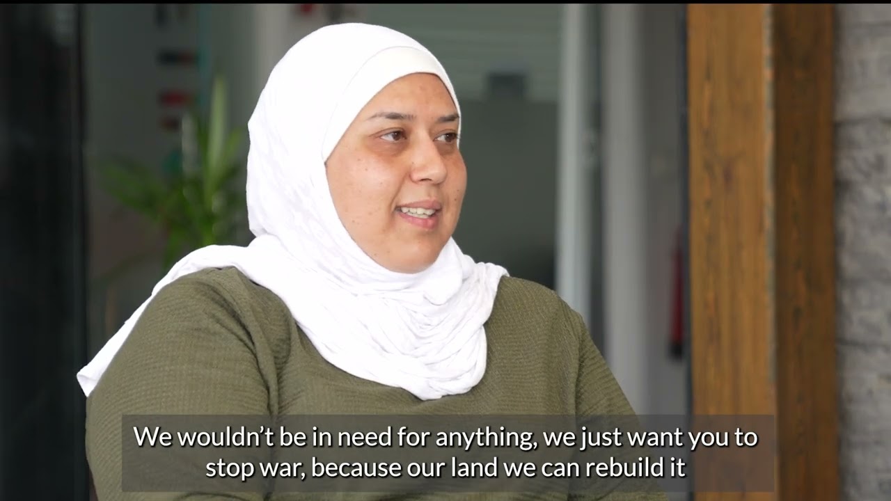 Om Khaled's* social video for one year mark - Gaza Crisis