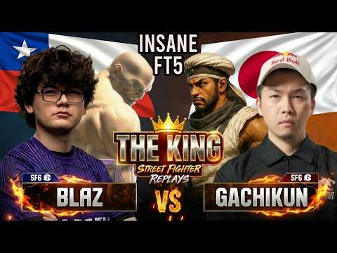 🔥 SF6 ▰ BLAZ (Sagat) vs GACHIKUN (Rashid) ▰ Street Fighter 6 | High-Level Set 🔥
