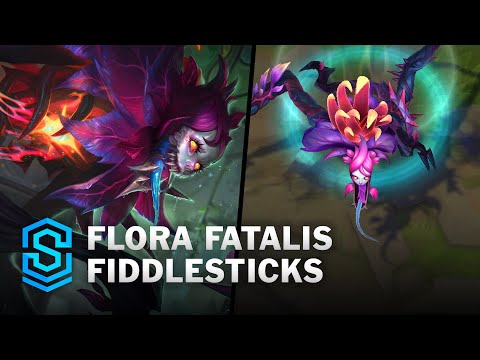 Flora Fatalis Fiddlesticks Skin Spotlight - Pre-Release - PBE Preview - League of Legends