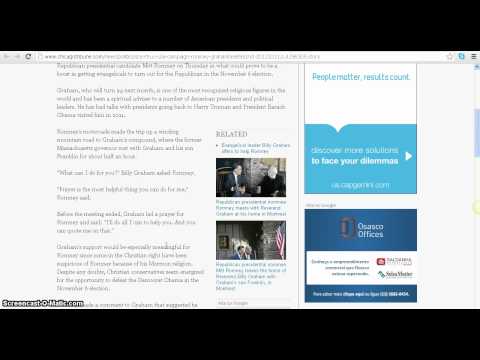 Get out the vote? Billy Graham, Al Mohler, and Steve Strang are "Evangelical" Liars