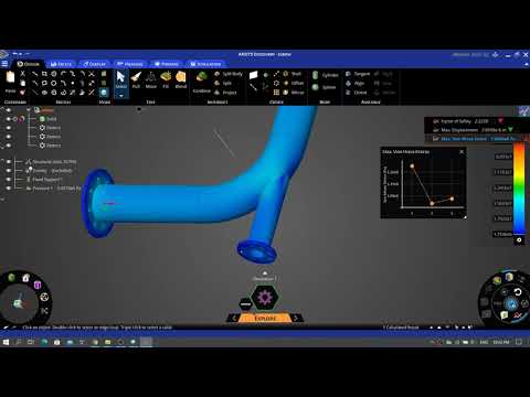 (60fps) Getting Started: Ansys Discovery Structural Analysis