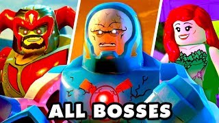 LEGO DC Super Villains - All Bosses Gameplay