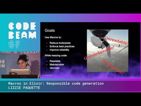Macros in Elixir: Responsible code generation - Lizzie Paquette | Code BEAM SF 20