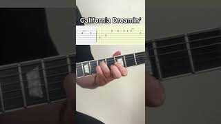 California Dreamin' Guitar + Tabs #guitar #guitarcover #guitartabs #guitarist #guitartutorial
