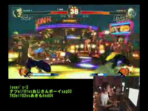 SF4:Ojisan Boy (Sa) vs Tetsu (Fu) - Gods Garden