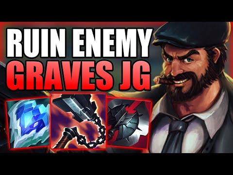 HOW TO PLAY GRAVES JUNGLE & DESTROY YOUR JG OPPONENT! - Best Build/Runes S+ Guide League of Legends