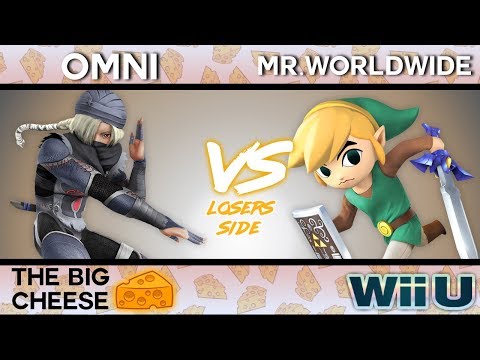 The Big Cheese 2 - Omni (Sheik) vs. Mr. Worldwide (Toon Link) - Losers Side - Smash Wii U
