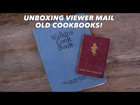 Unboxing Viewer Mail - Old Cookbooks Galore!