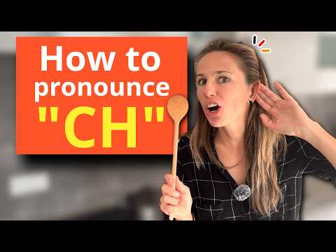 How to pronounce the German CH correctly