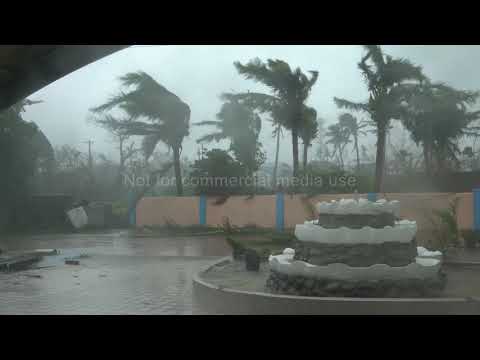 Super Typhoon Mangkhut / Ompong Smashes In Santa Ana, Philippines