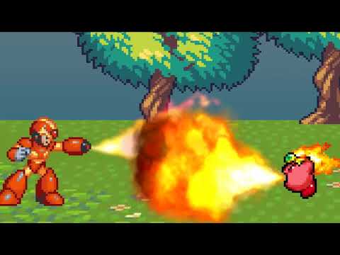 the first 2ish minutes of X vs Kirby