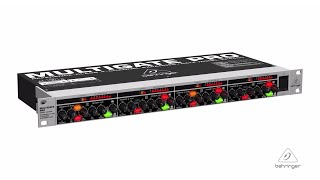 Video thumbnail for MULTIGATE PRO XR4400 Reference-Class 4-Channel Expander/Gate by Behringer