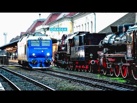 [ 45+ mins] Trainspotting in Oradea-Romania-Trains|Trenuri|Züge|- February-2020