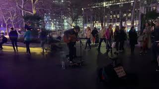 Leicester square busking. 190316. Andrew duncan. 2.