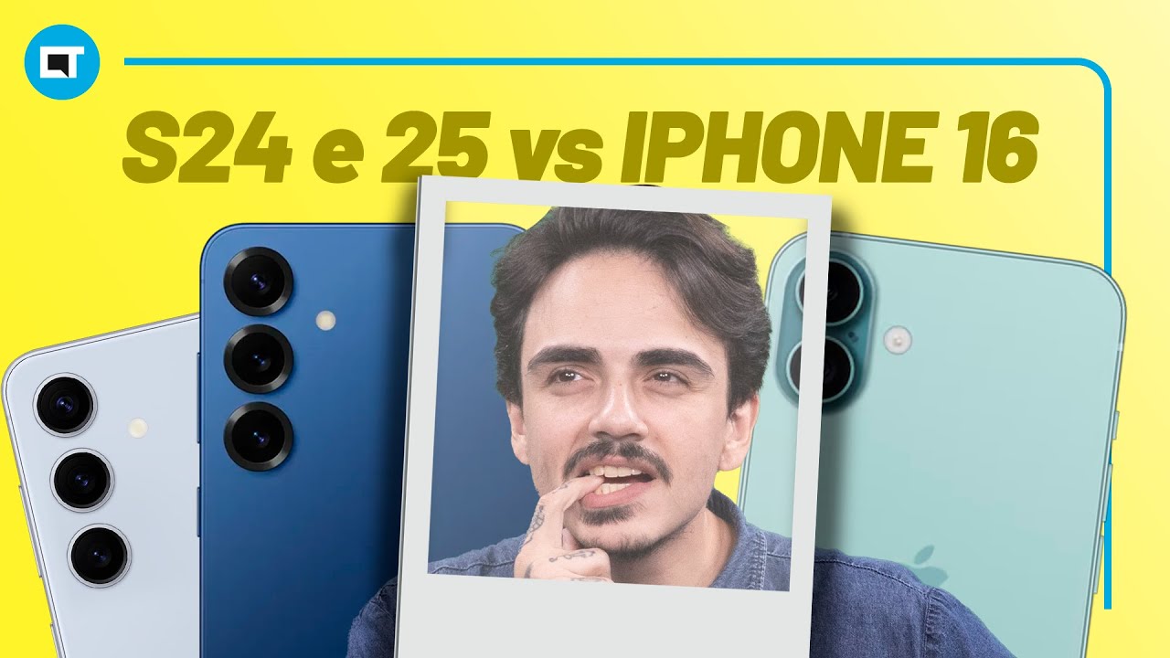 Galaxy S25 e S24 vs iPhone 16 | Quem tem a melhor câmera? Apple ou Samsung?