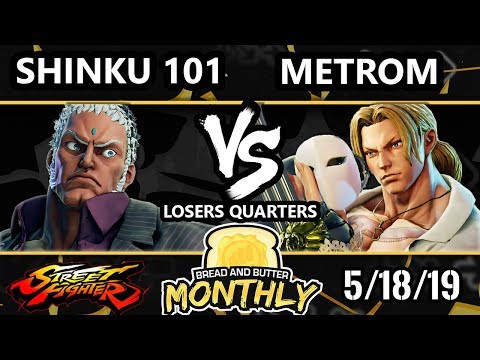 BnB 12 SFV - Shinku 101 (Urien) Vs. MetroM (Vega) - Street Fighter V Losers Quarters