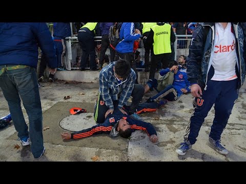 INCIDENTES BARRA DE LA UNIVERSIDAD DE CHILE (16.07.2015)