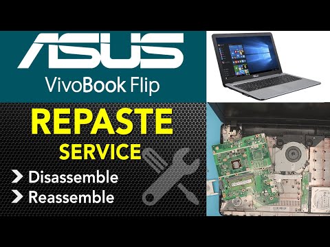 Asus Vivobook X543b Repaste Service, Maintenance Guide!