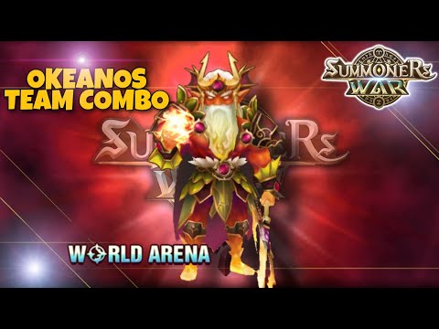 Okeanos Team Combo in World Arena Ep. 3 - Summoners War