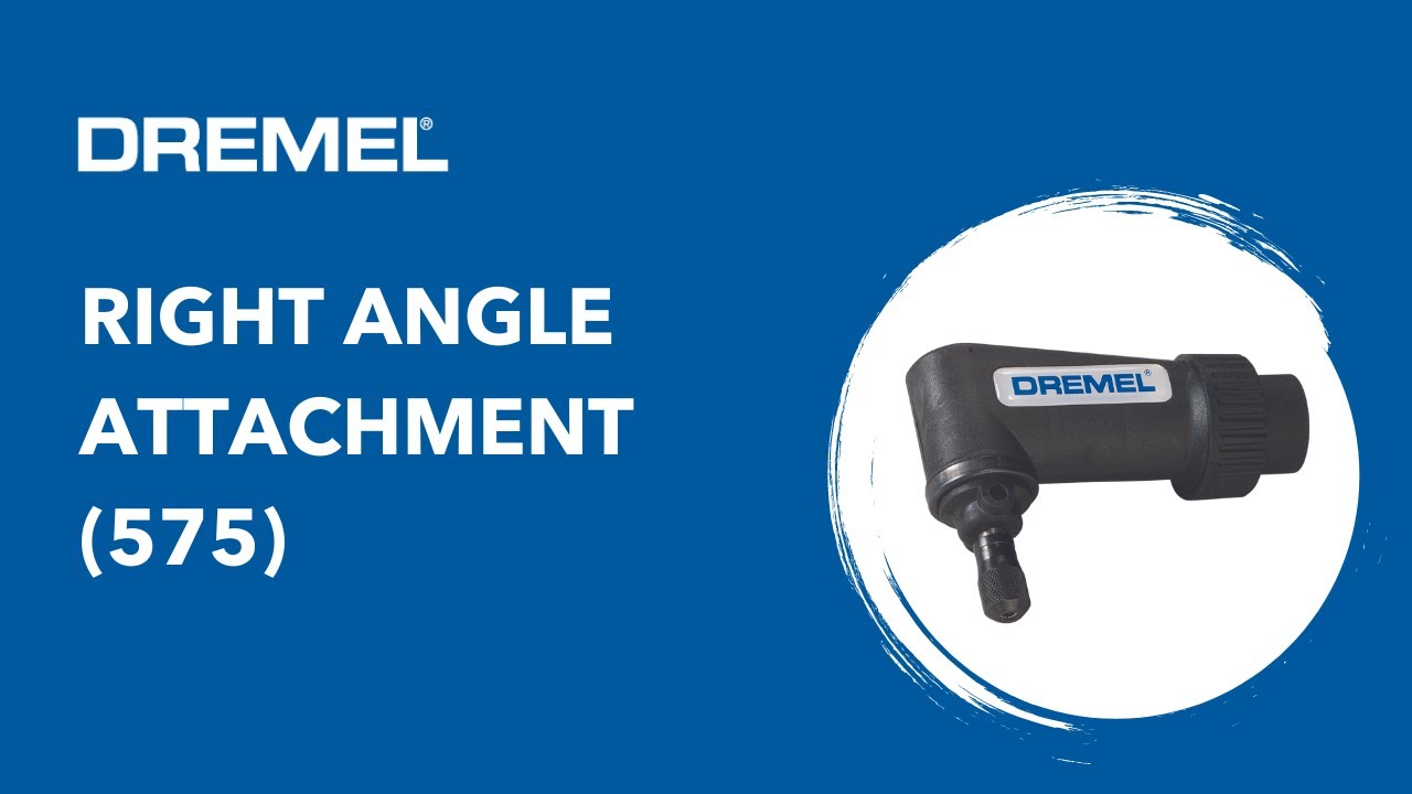 Dremel 575 Right Angle Attachment for Rotary Tool with Flex Shaft Rotary  Tool Attachment with Comfort Grip and 36” Long Cable