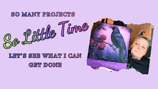So Many Projects So Little Time. Let's See How Many I Can Get Done #sewing #fyp #crochet